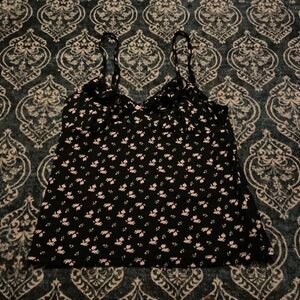 Sugar Black Floral Camisole